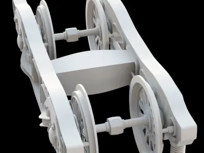 train engineer 3D model