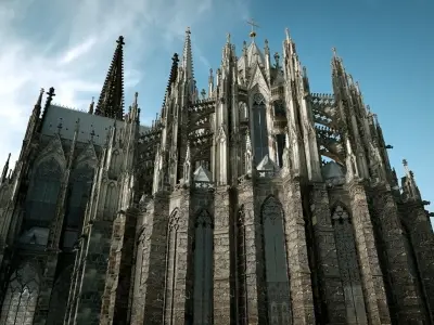 Cologne Cathedral - with interior 3D model