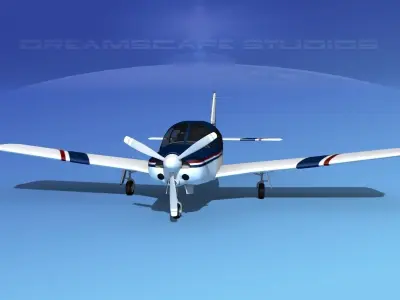 Piper Turbo Arrow 240 V13 3D model