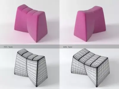 Stool 01 Free 3D model