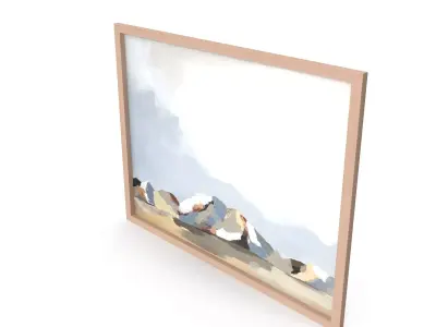 wall picture Sundown In The Chisos Free 3D model