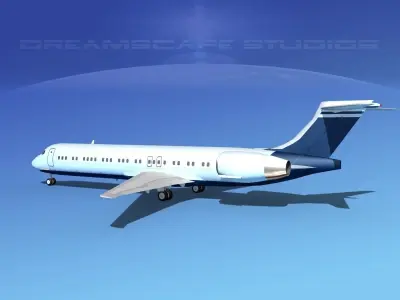 McDonnell Douglas MD-87 Corporate 15 3D model