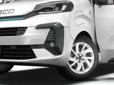 Iveco eJolly Tailgate L2 HQ Interior 2026 3D model