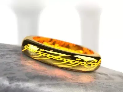 One Ring Low-poly 3D model