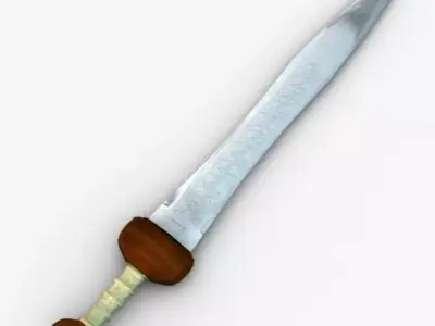 Gladius roman sword Low-poly 3D model