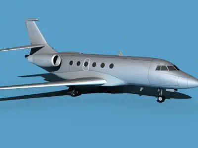 Dassault Falcon 2000 V00 3D model