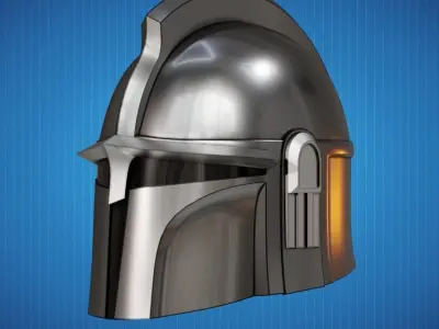 Gladiator Mandalorian Helmet 3D print model