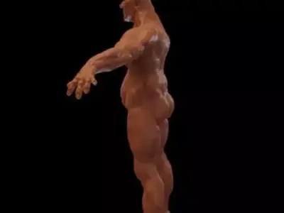 Cyclops human body 3D model