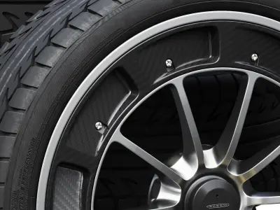 Pagani wheels 3D model