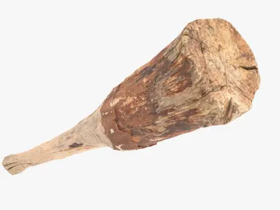 Club Cracked Low-poly 3D model