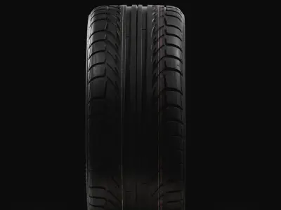 BF Goodrich g-Force Sport COMP-2 Tire Real World Details 3D model