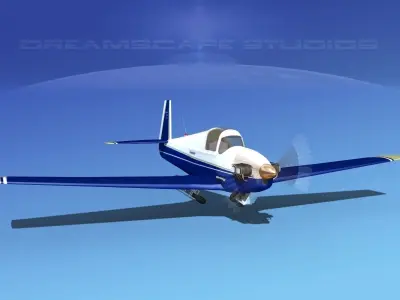 Mooney M-18 Mite V07 3D model