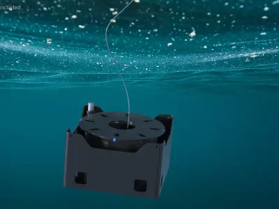 SAIC Tsunami Detection Buoy During Deployment 3D model