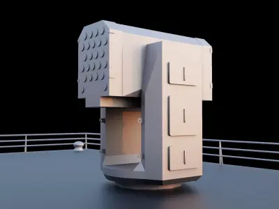 HHQ-10 Short Range Surface To Air Missile V1 Free 3D model