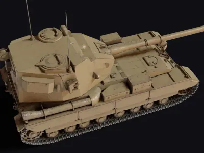 FV215b - 183 Low-poly 3D model