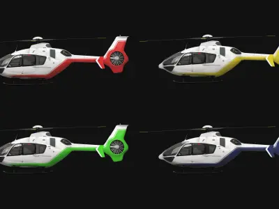 Helicopter Model 3D model