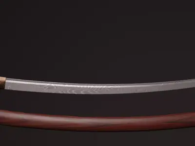 Katana game model Free 3D model
