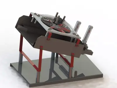 Strong wind removal machine 3D model