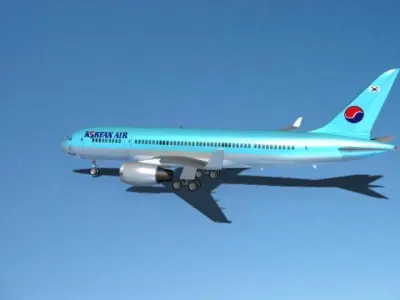 Boeing 787-8 Korean Airlines 3D model