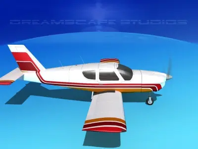 Socata TB-20 Trinidad V06 3D model