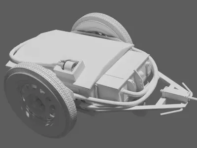 RAF Trolley-Acc Starter 3D print model