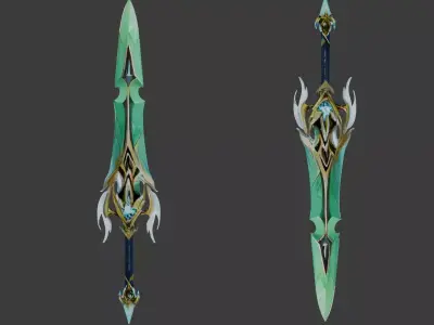 Sylvan Doomblade 3D model