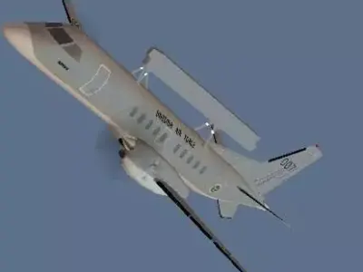 SAAB 340 FSR890 Low-poly 3D model