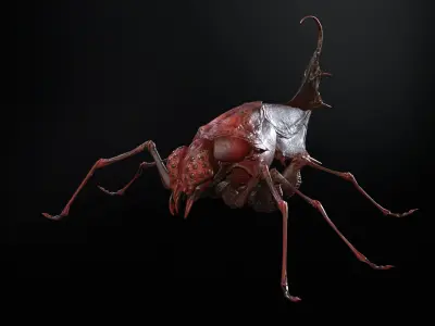 Cockroach2 Low-poly 3D model