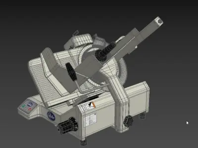 Globe S13 Premium Heavy-Duty Manual Slicer 3D model