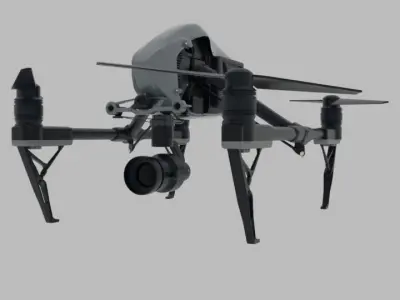 dji inspire 2 3D model