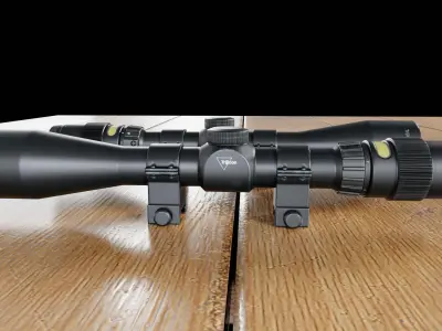 Trijicon AccuPoint scope Low-poly 3D model