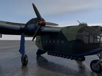 Arado Ar-232A 3D model