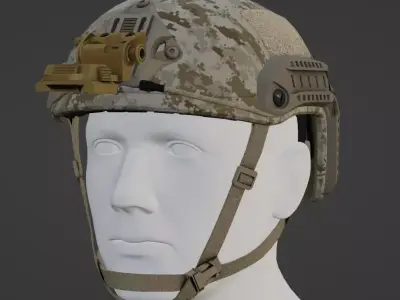 Ops-Core Maritime Low-poly 3D model