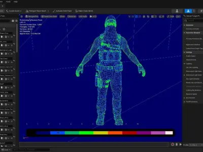 Casual Soldier 07 Low-poly 3D model