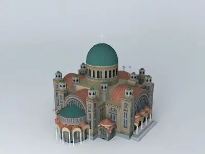 Church SAINT ANDREW Free 3D model