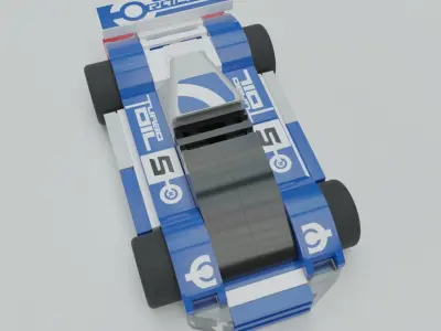Lego Racers car Free 3D model