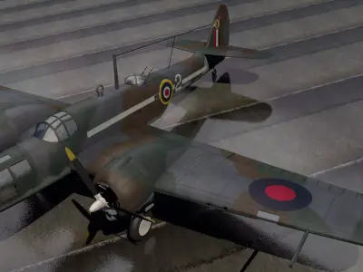 Martin 167 Maryland Mk-1 3D model