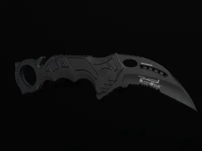 Battle knife Low-poly 3D model Low-poly 3D model