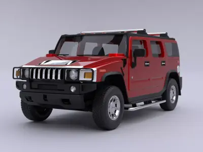 Hummer H2 3D model