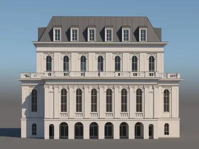 Modern City Building 004 3D model