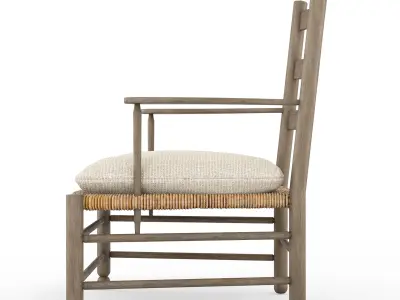 RUSTIC ARMCHAIR Free 3D model