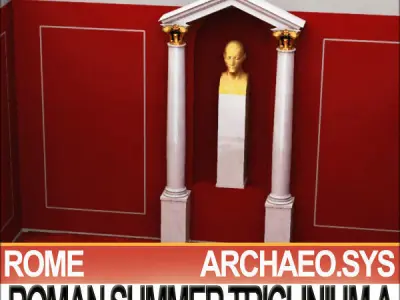 Ancient Roman Summer Triclinium A 3D model