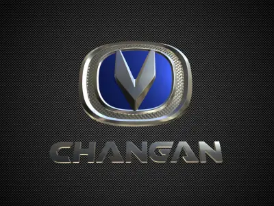 changan logo 3D model
