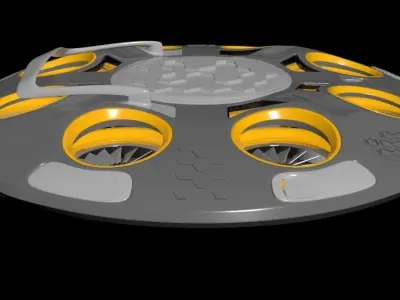 Flight of the Valkyries - EVTOL Concept 3D model