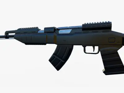 SKS Rifle  Low-poly 3D model purchase