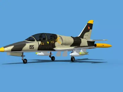 Aero Vodochody L-39C Albatross E Germ 01 3D model