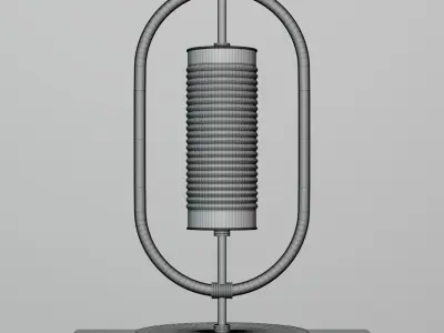 Table Lamp Yves Free 3D model