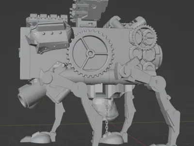 Robot Walker Free 3D model