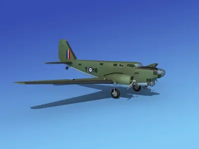 Douglas B-18A Bolo Australian 3D model