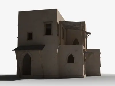 Arab x29 Low-poly 3D model